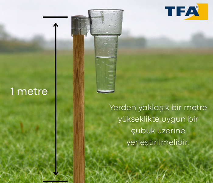 TFA analog yağmur ölçer